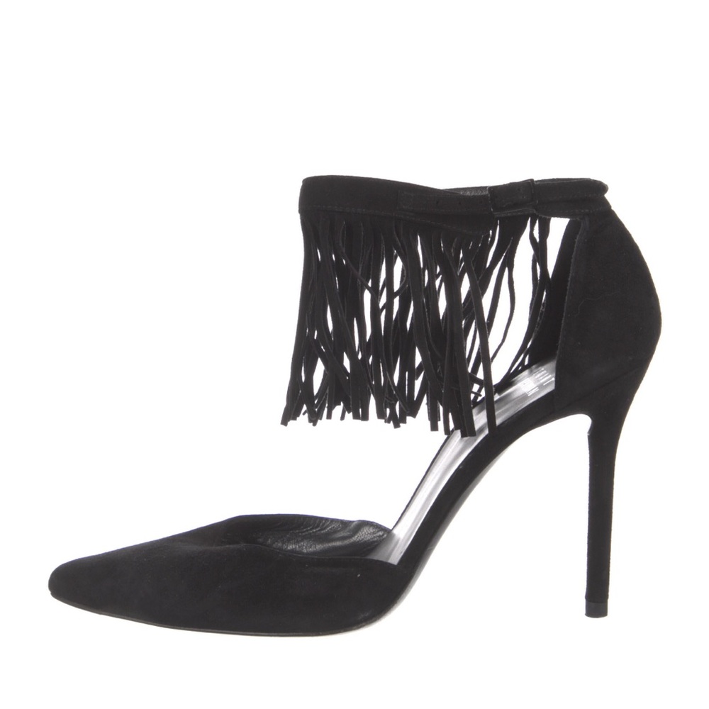 Stuart Weitzman Suede D'Orsay Pumps